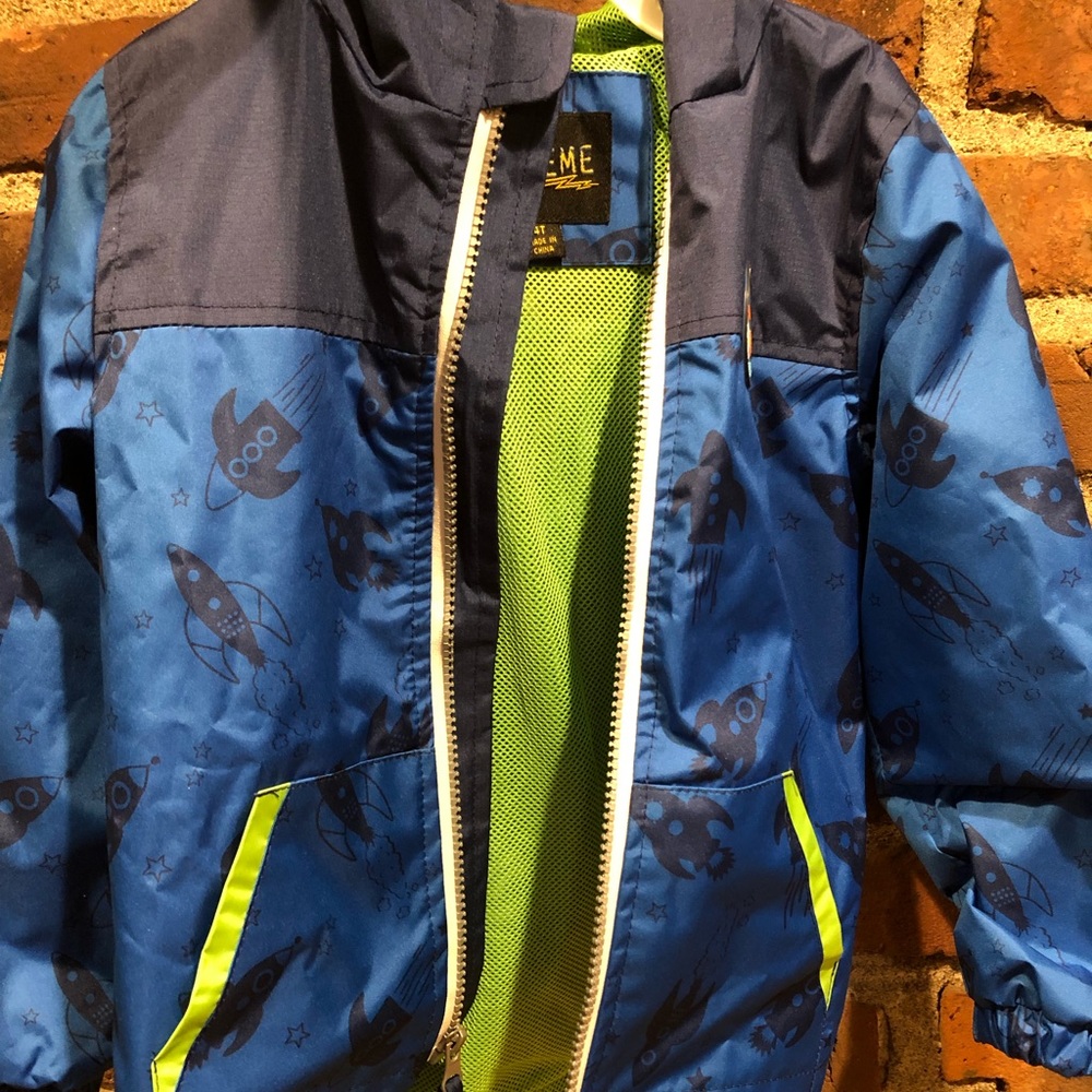 Toddler Boys Rain Jacket/Wind Breaker 4T